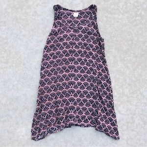 Oneill tan/pink and black tank top L